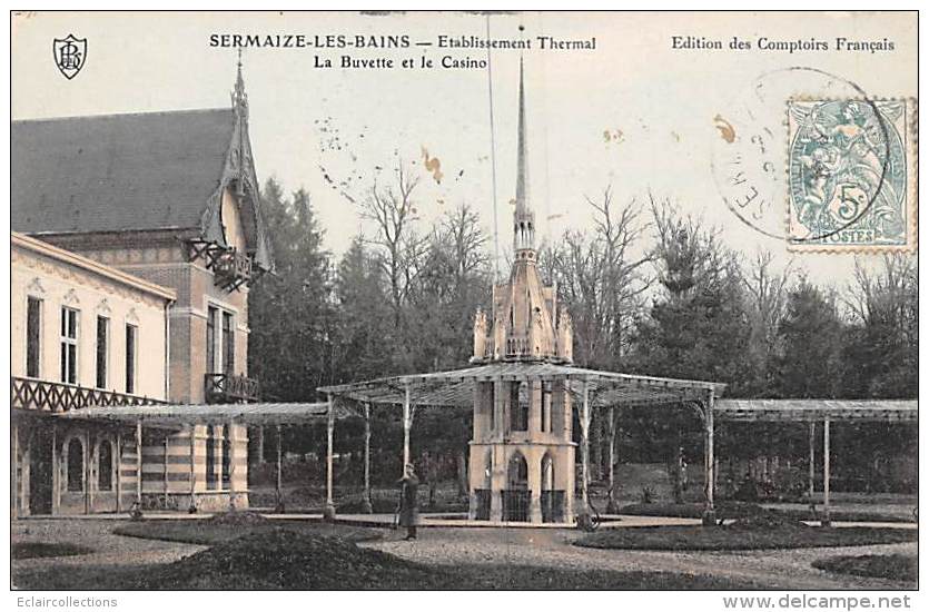 Sermaize Les Bains         51             Station Thermale   Buvette Et Casino                 (voir Scan) - Sermaize-les-Bains