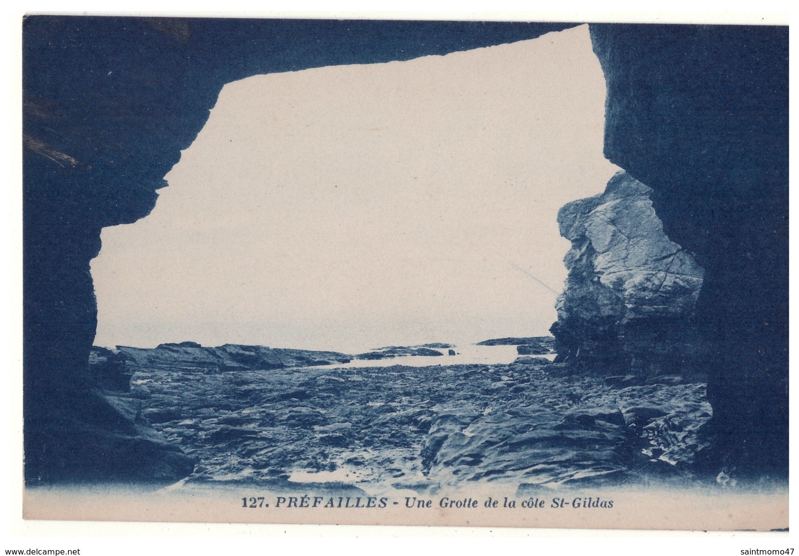 44 - Préfailles . Une Grotte De La Côte Saint-Gildas - Réf. N°4791 - - Préfailles