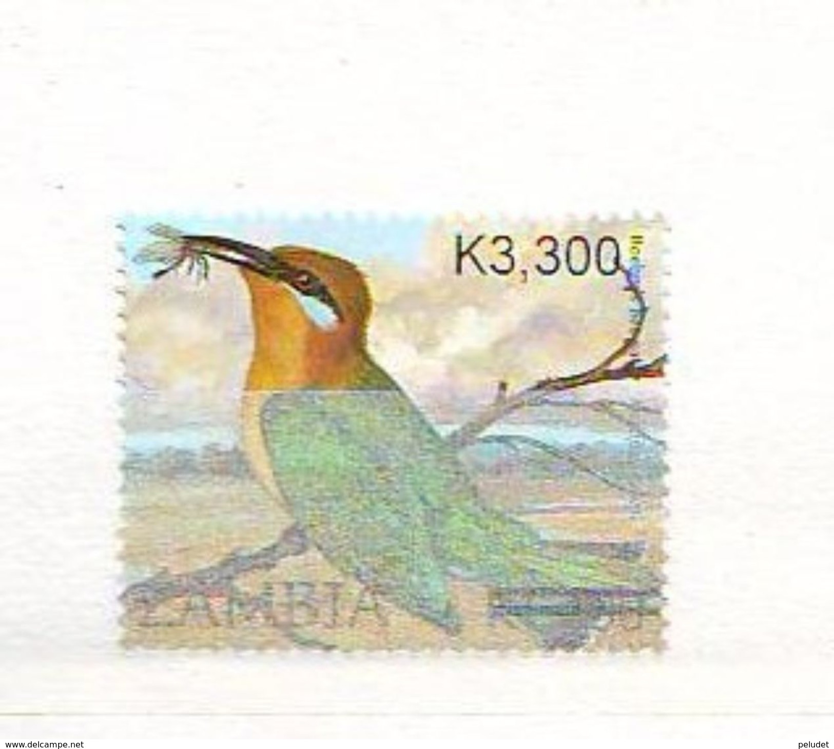 Zambia 2007 Bird Issues Of 2002 & 2003 Surcharged 2 V. Mint ** - Zambia (1965-...)