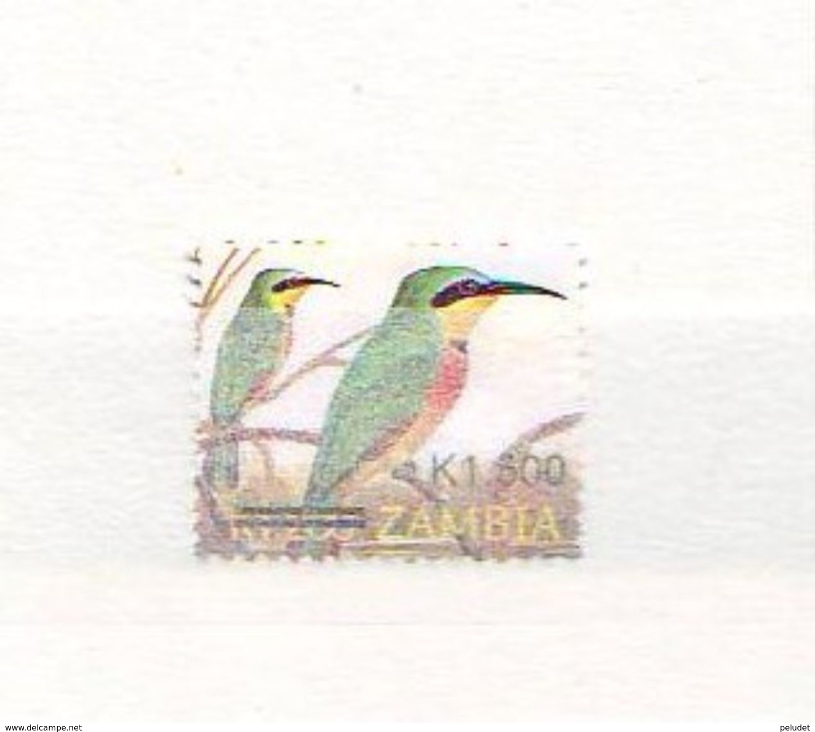 Zambia 2007 Bird Issues Of 2002 & 2003 Surcharged 2 V. Mint ** - Zambia (1965-...)