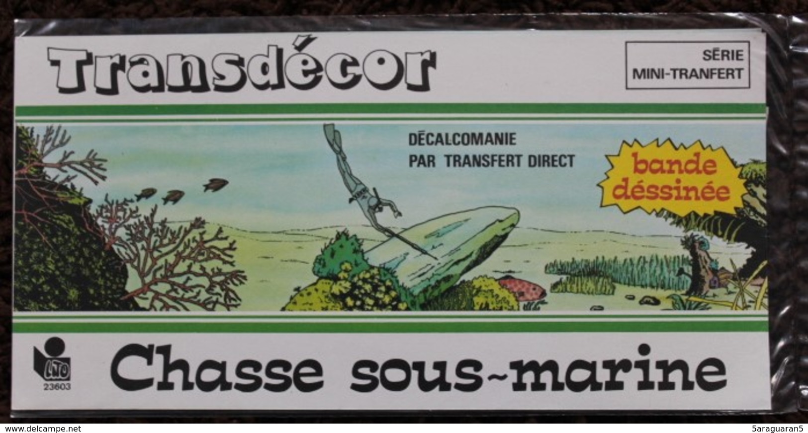 DECORAMA DECALCOMANIES TRANSFERT LITO - Plongée Et Chasse Sous Marine - Collections