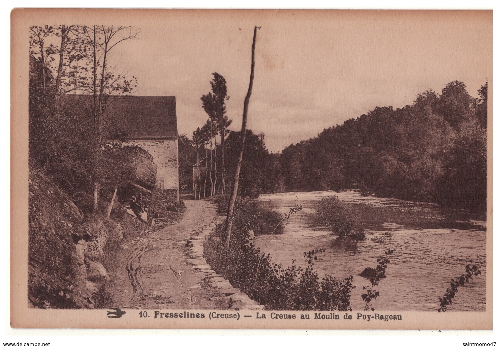 23 - FRESSELINES . LA CREUSE AU MOULIN DE PUY-RAGEAU - Réf. N°4800 - - Autres & Non Classés