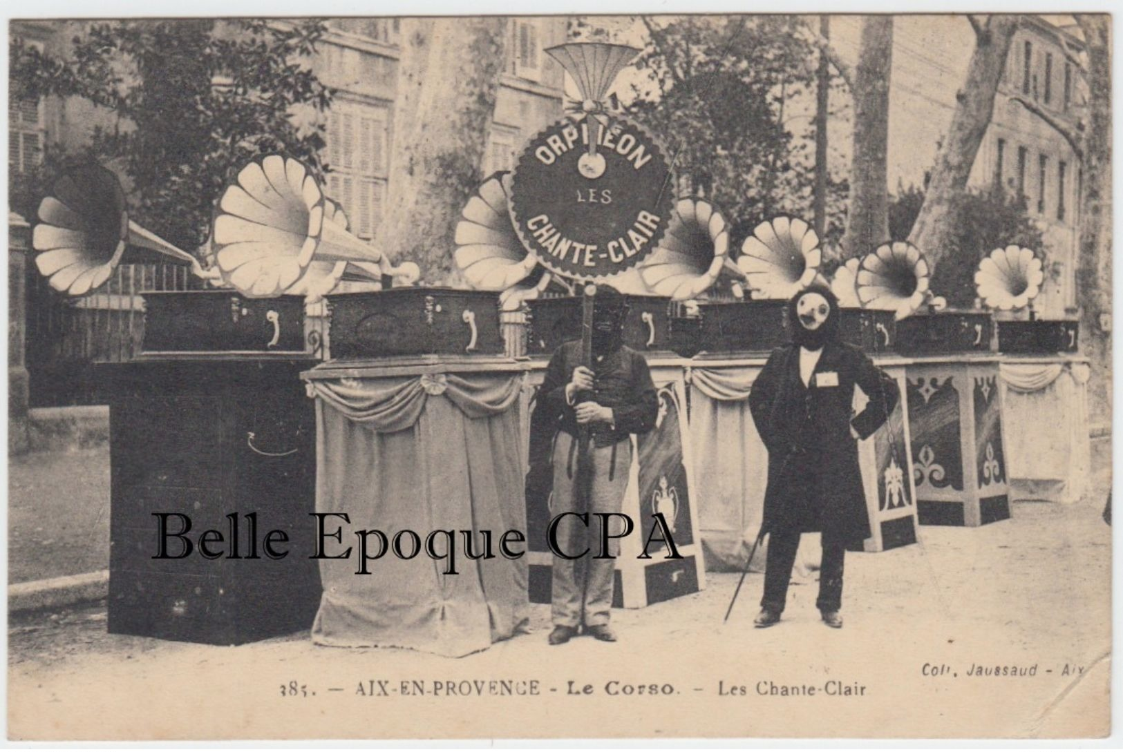 13 - AIX-en-PROVENCE - Le Corso - Les Chante-Clair / GRAMOPHONES +++ Coll. Jaussaud, Aix +++ - Aix En Provence