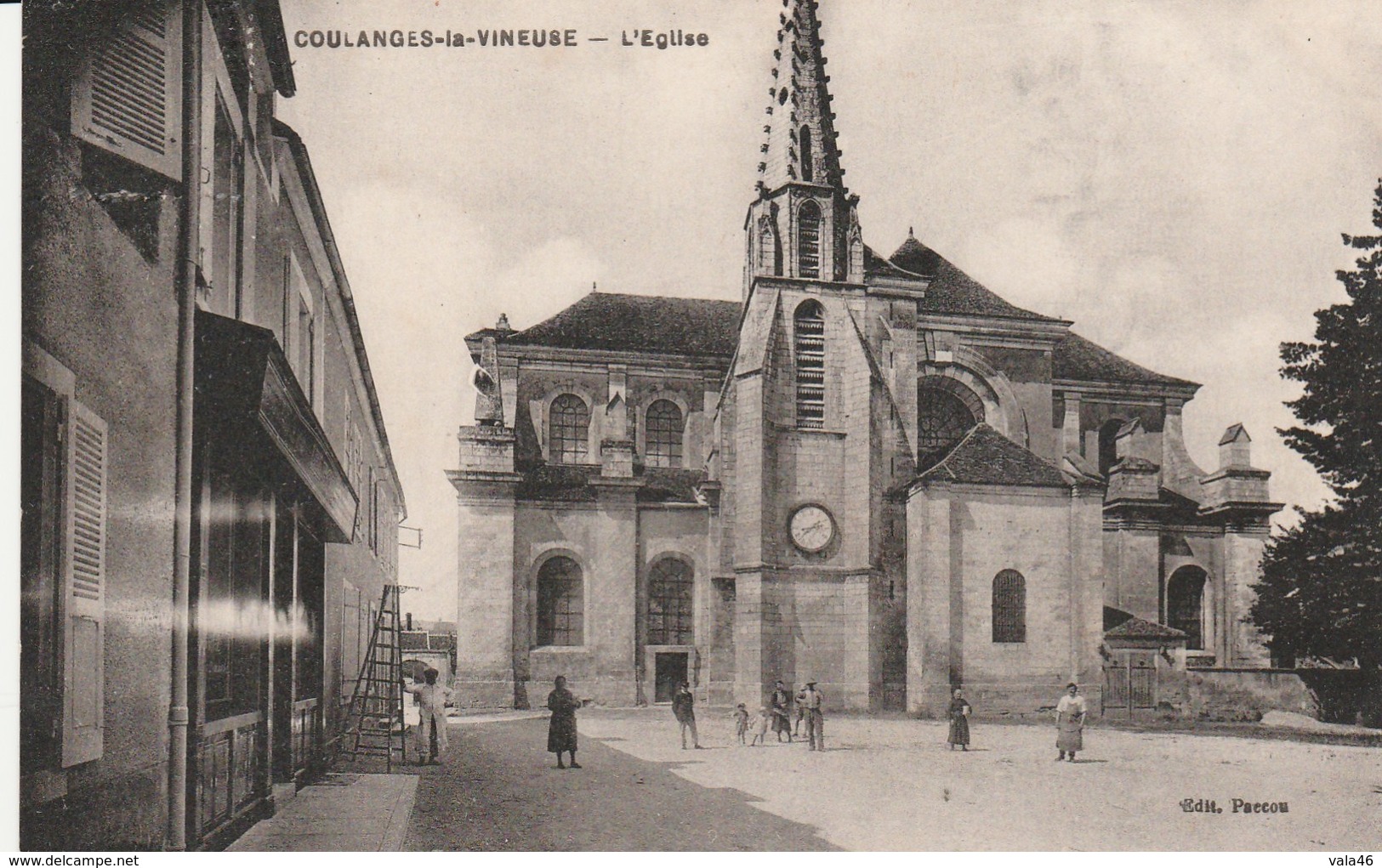 COULANGES LA VINEUSE   YONNE 89  CPA  L'EGLISE - Coulanges La Vineuse