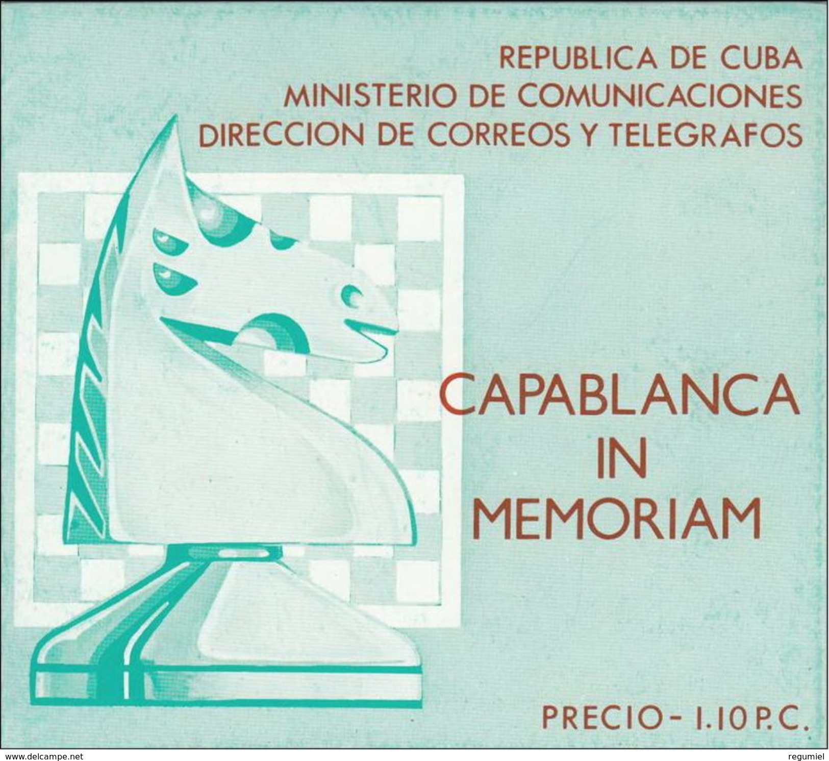 Cuba Carnet 2409/2412 ** MNH. 1982 Ajedrez - Nuovi