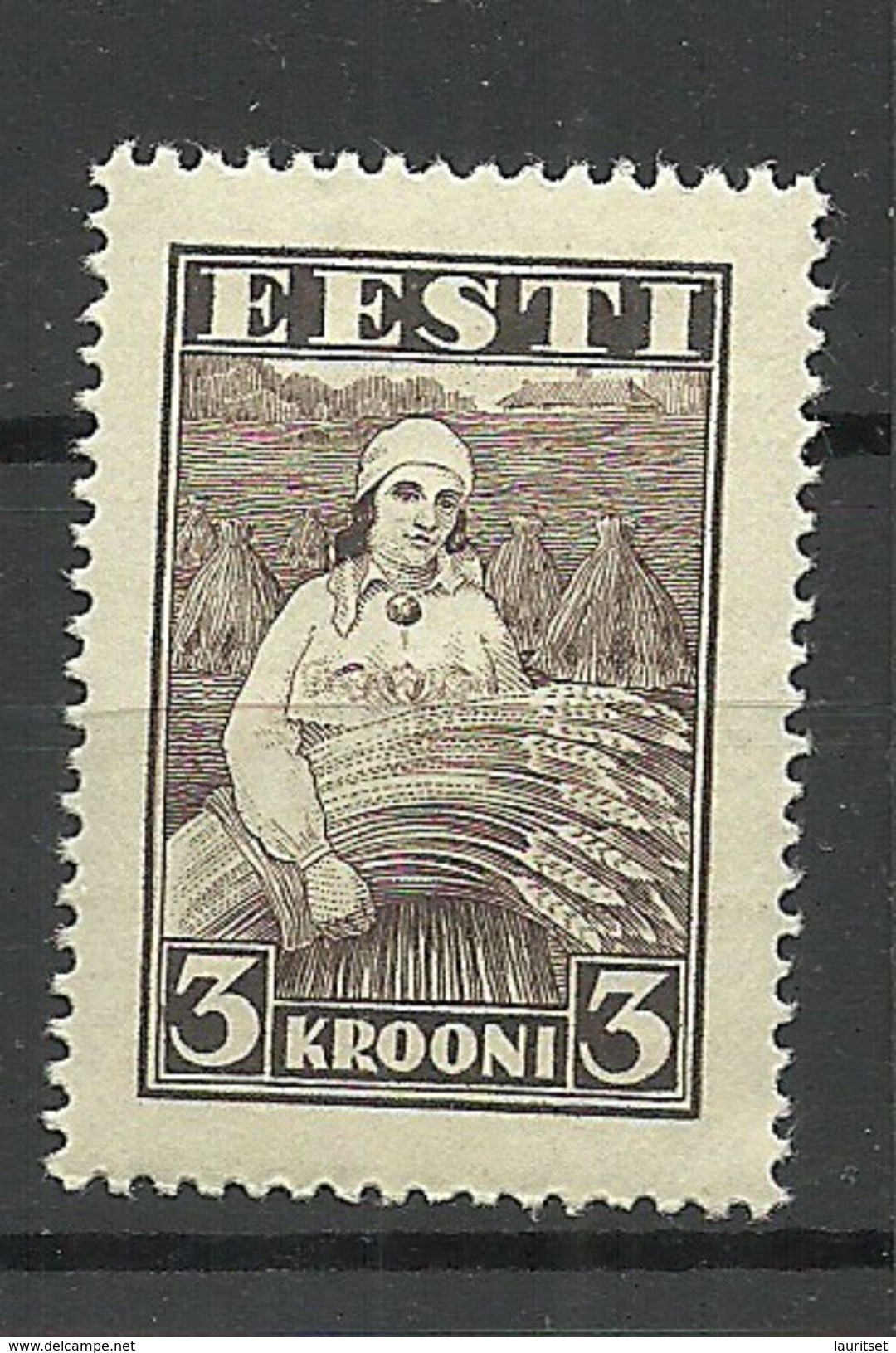 ESTONIA 1935 Harvesting Michel 108 MNH - Agriculture