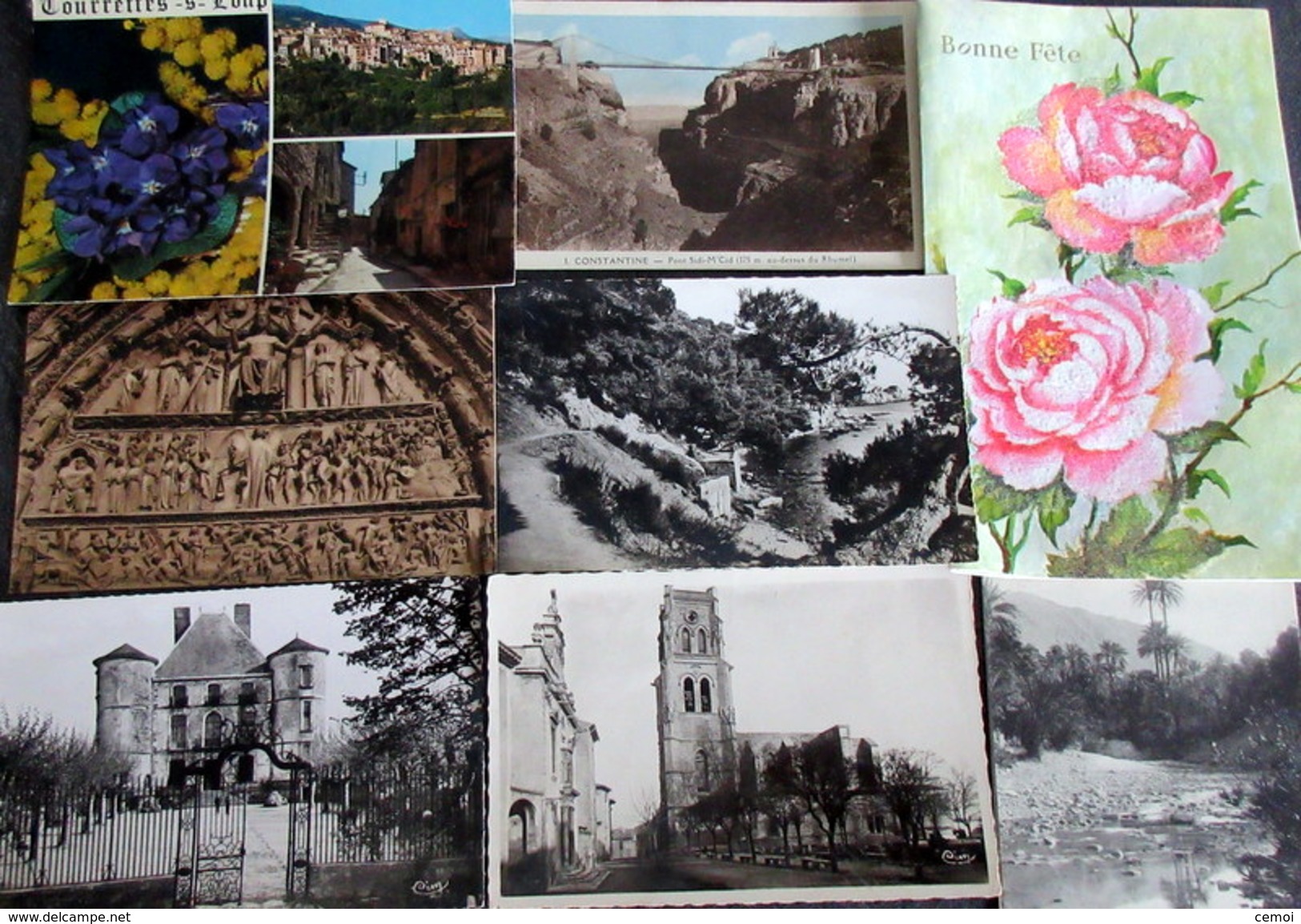 LOT De 115 Cartes Postales Dont 93 CPA/CPSM Petit Format - 100 - 499 Postcards