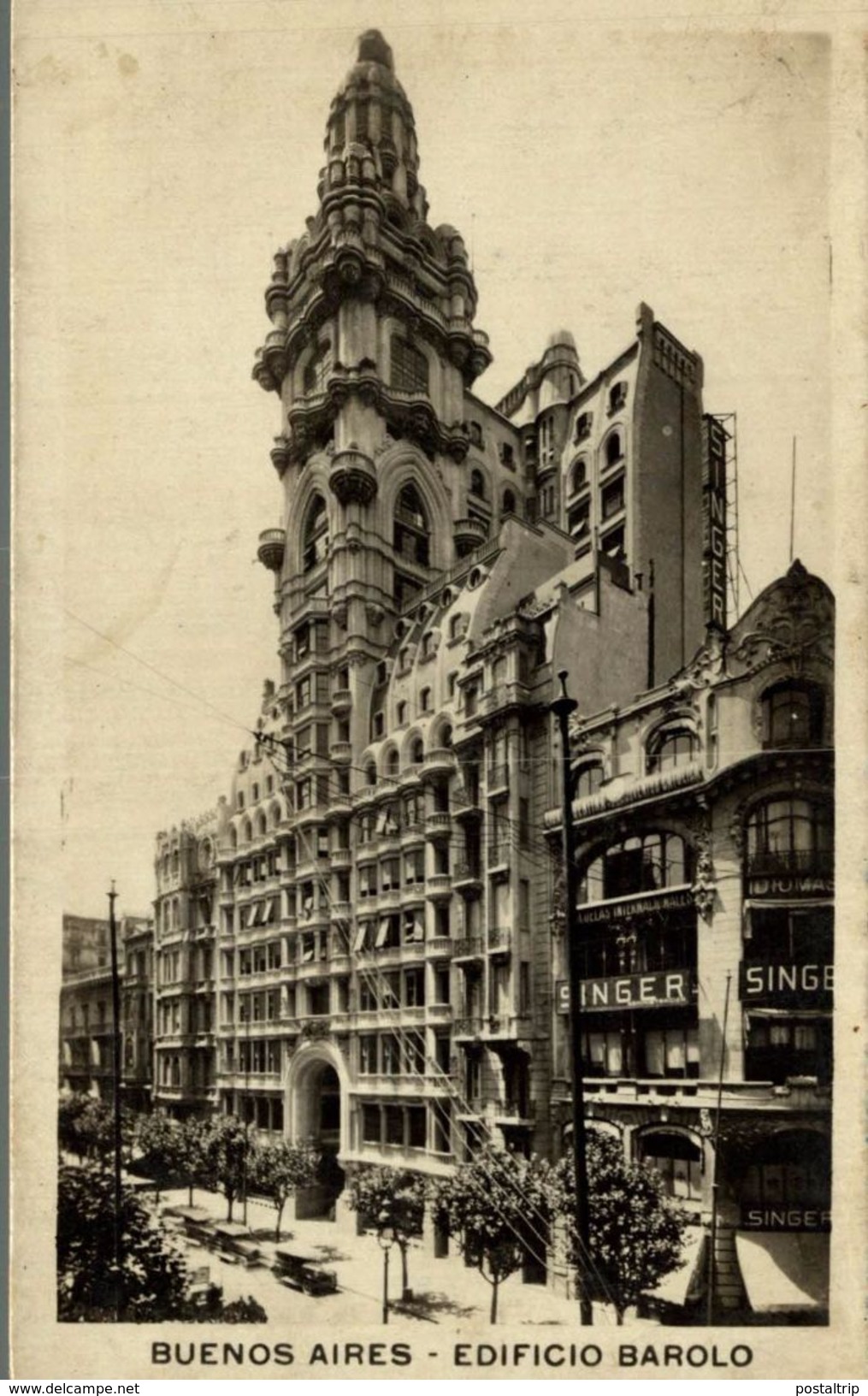 RPPC BUENOS AIRES EDIFICIO BAROLO PHOTOPOSTAL    ARGENTINA - Argentine