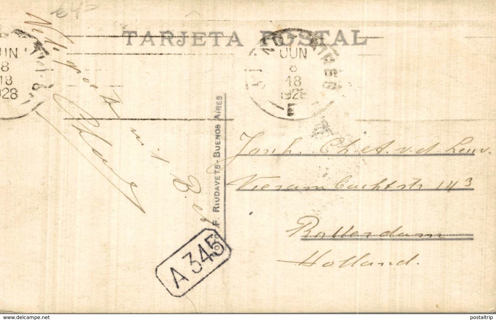 RPPC BUENOS AIRES AVENIDA LEANDRO N ALEM    FOTOPÒSTAL     ARGENTINA - Argentina