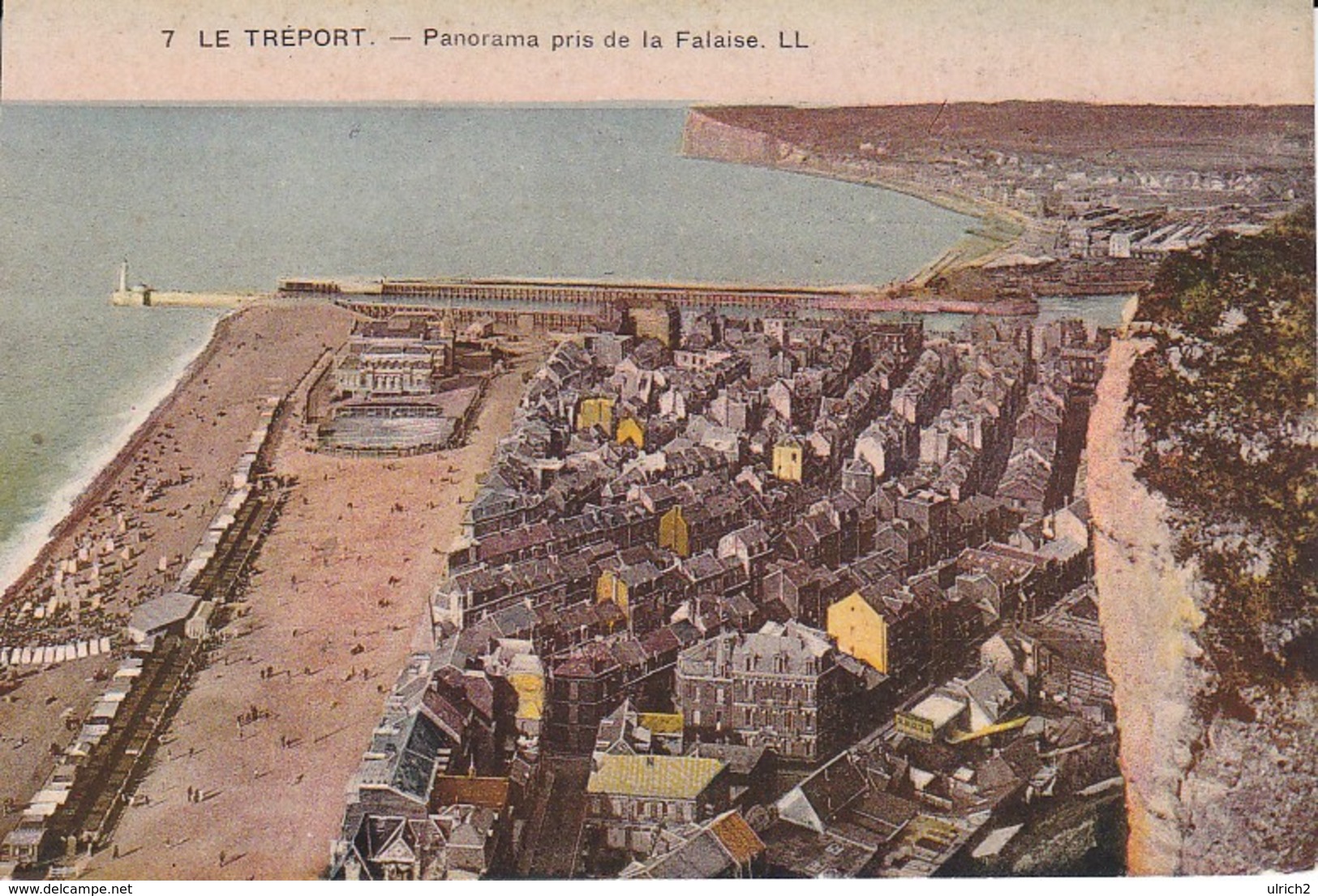 CPA Le Tréport -  Panorama Pris De La Falaise (31057) - Le Treport