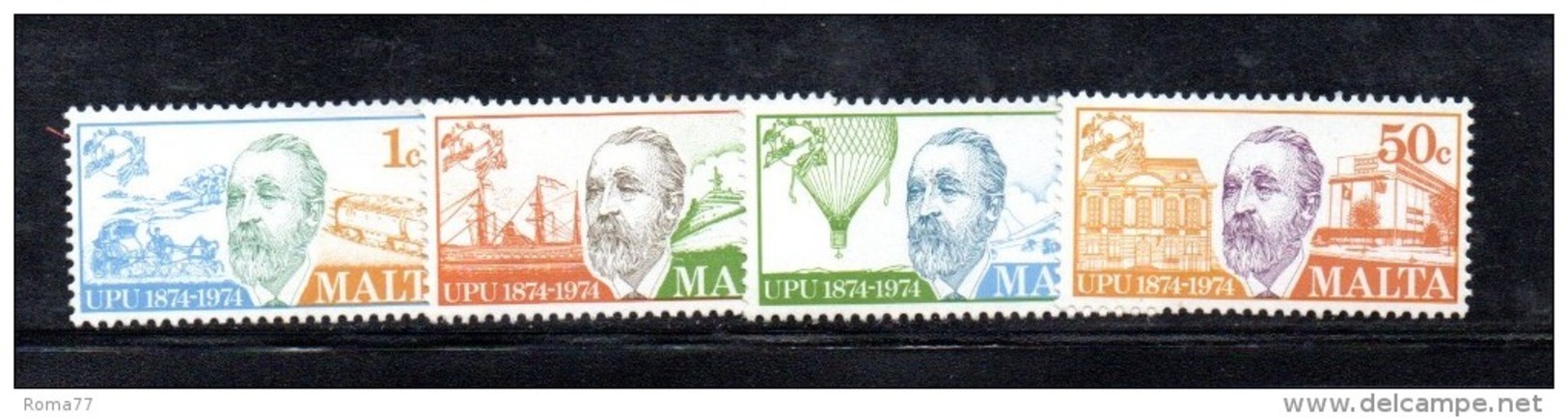 MALTA 1974  , A Serie Completa N. 492/495 ***  MNH  Upu - Malta