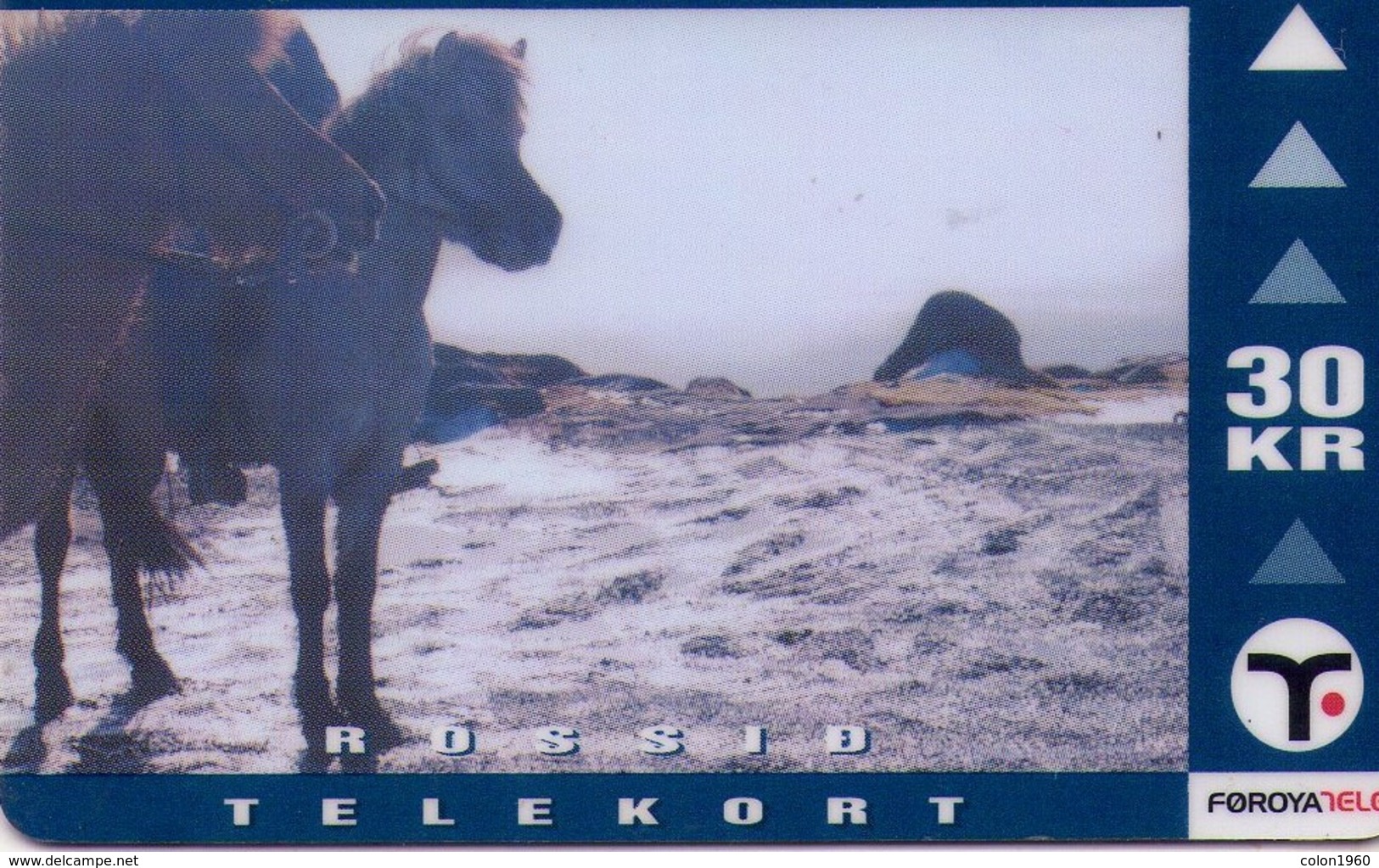 ISLAS FEROE. FO-FOT-0024. Faroese Horse. 1999-10. 25000 Ex. (007) - Faroe Islands