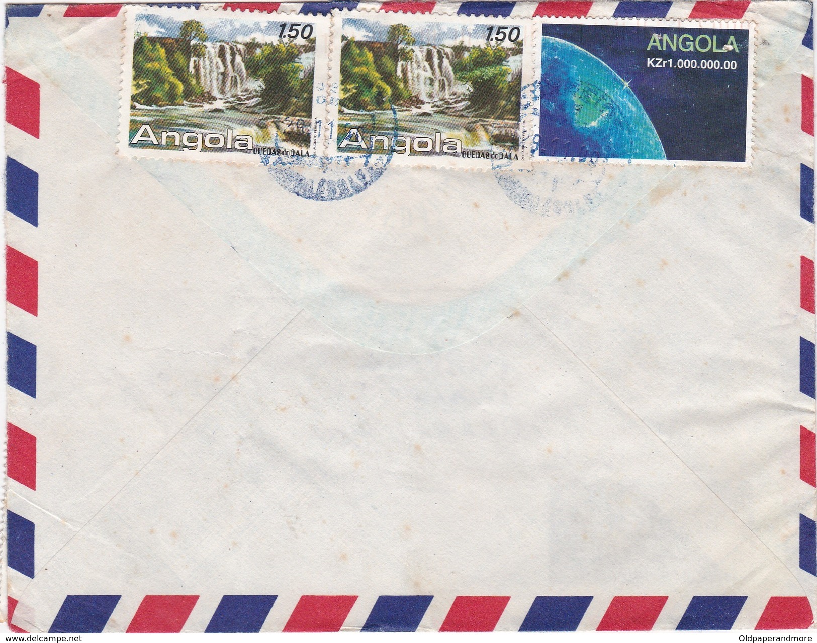 ANGOLA AIR MAIL COVER - LUANDA To BRAGA PORTUGAL - Angola