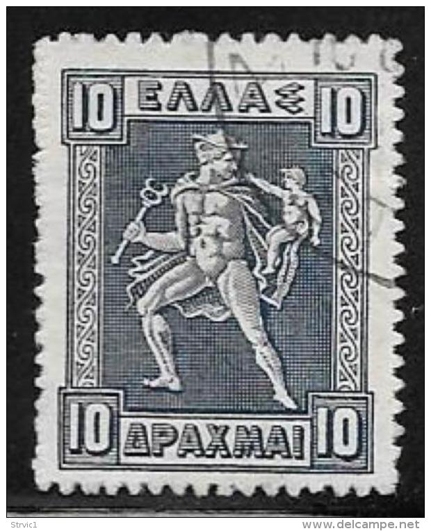 Greece, Scott # 230 Used Hermes, 1922 - Oblitérés