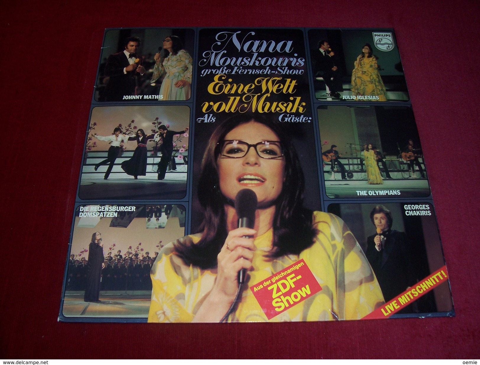 NANA  MOUSKOURI   °  EINE  WELT  VOLL  MUSIK  ALS  GASTE  °° MADE IN GERMANY - Otros - Canción Alemana