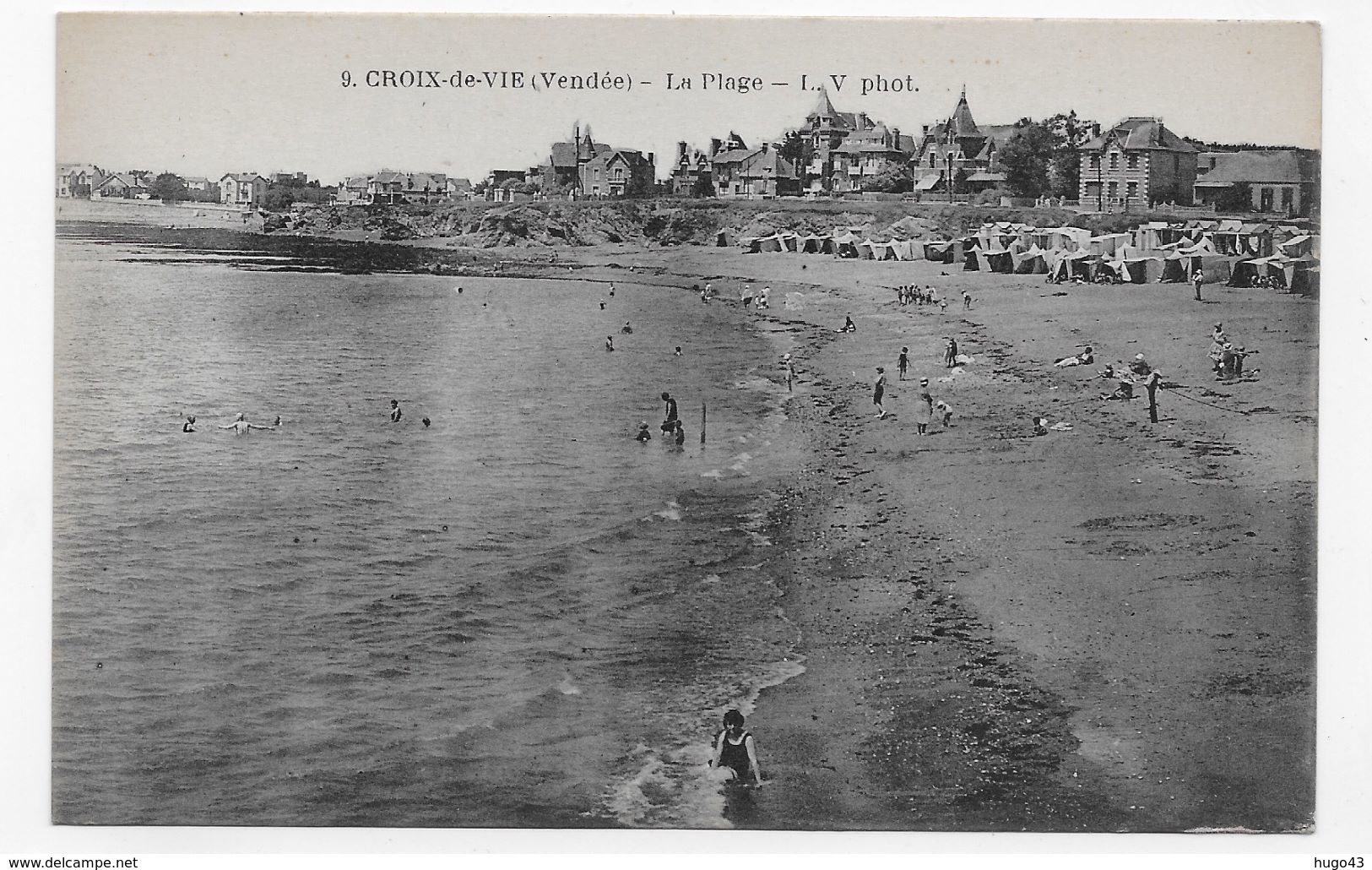 CROIX DE VIE - N° 9 - LA PLAGE - CPA NON VOYAGEE - Saint Gilles Croix De Vie