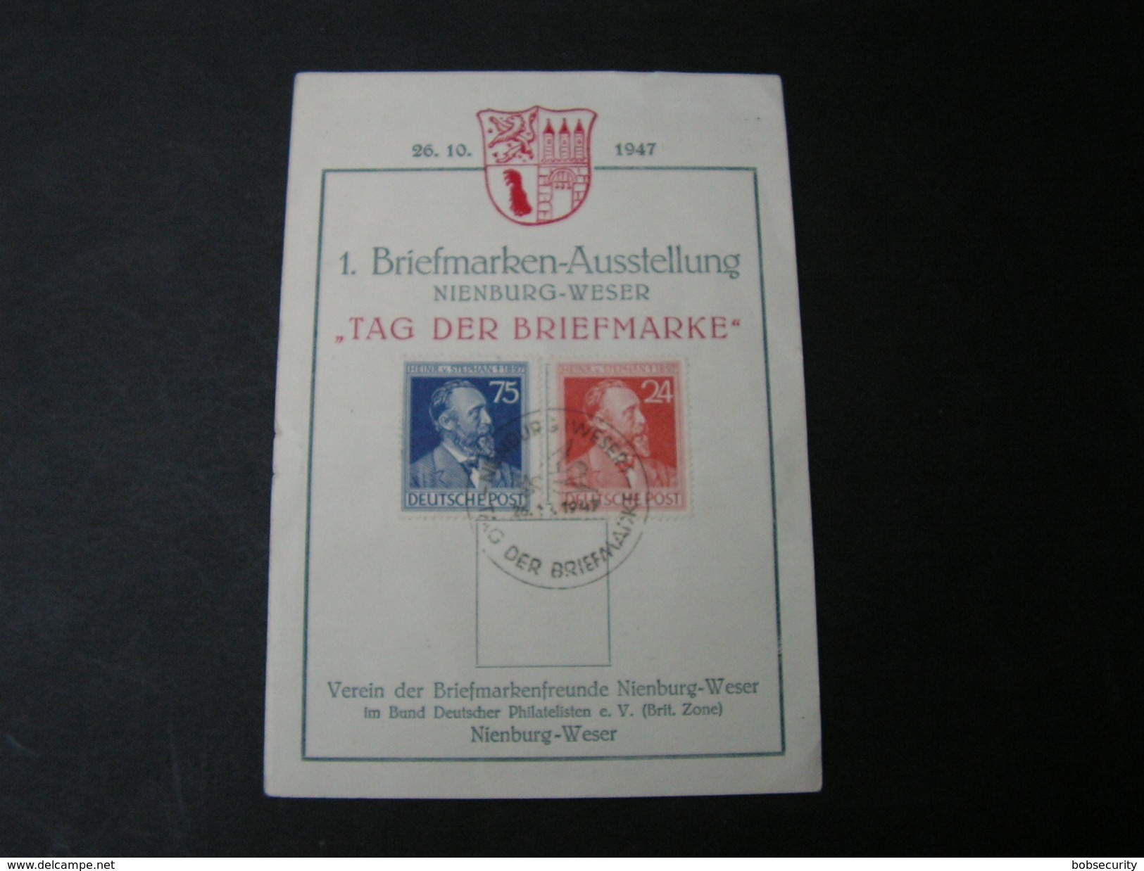 Nienburg Weser  1947 Briefmarken Ausstellung 1947 - Sonstige & Ohne Zuordnung