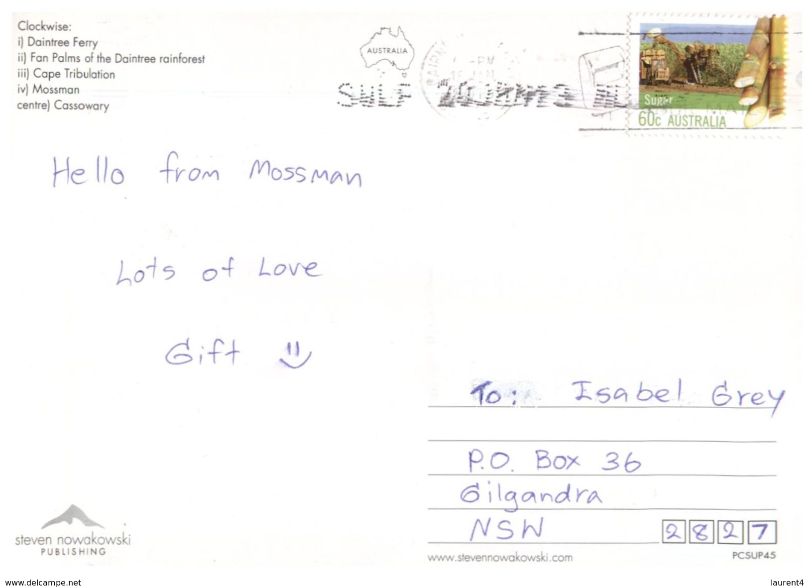 (561) Australia - (with Stamp At Back Of Card) - QLD - Daintree - Far North Queensland