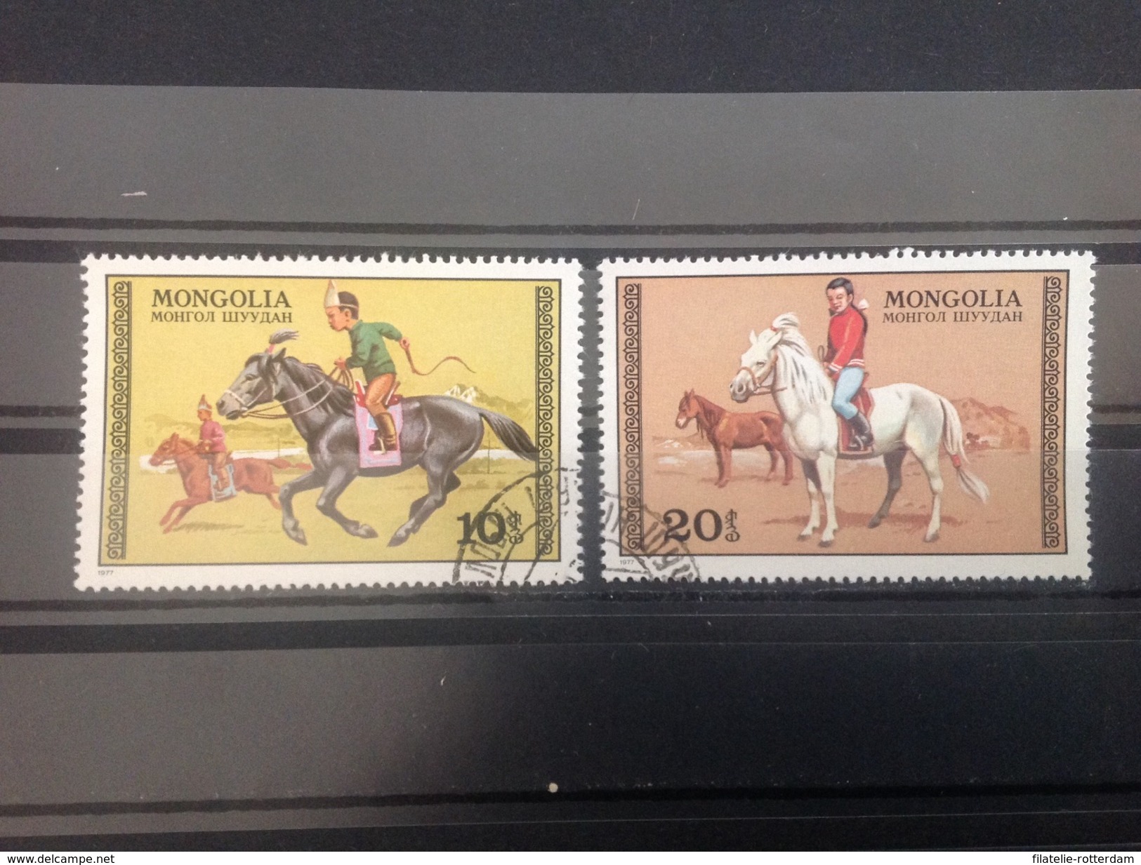 Mongolië / Mongolia - Set Paarden 1977 - Mongolië