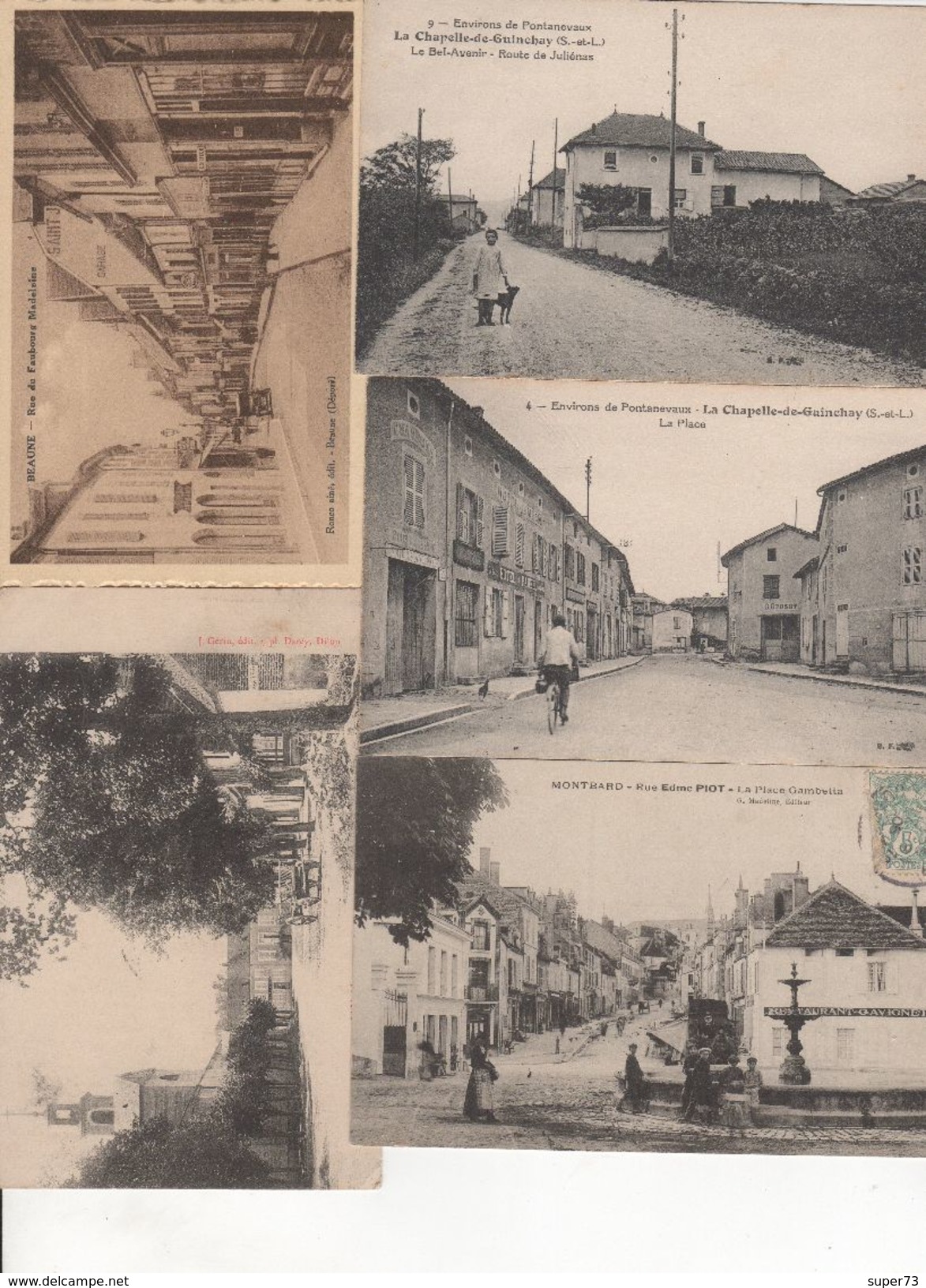 Beau Lot De 35 Cartes Postales Bourgogne Départements 21, 58, 71 Et 89 Dont Nombreuses Animations - 5 - 99 Postcards