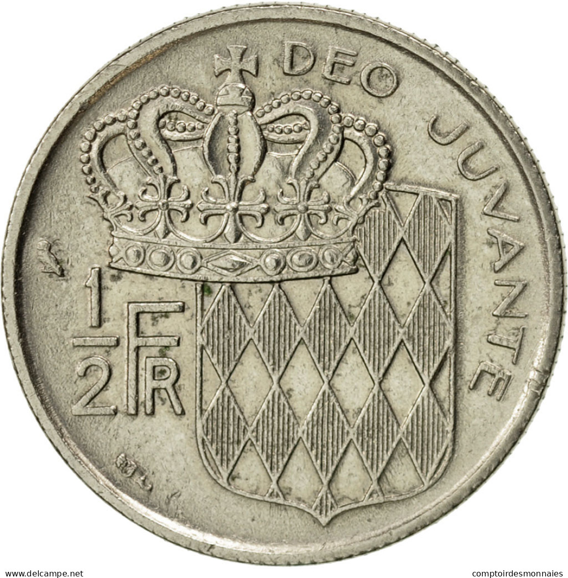 Monnaie, Monaco, Rainier III, 1/2 Franc, 1968, SUP, Nickel, KM:145, Gadoury:MC - 1960-2001 Nouveaux Francs