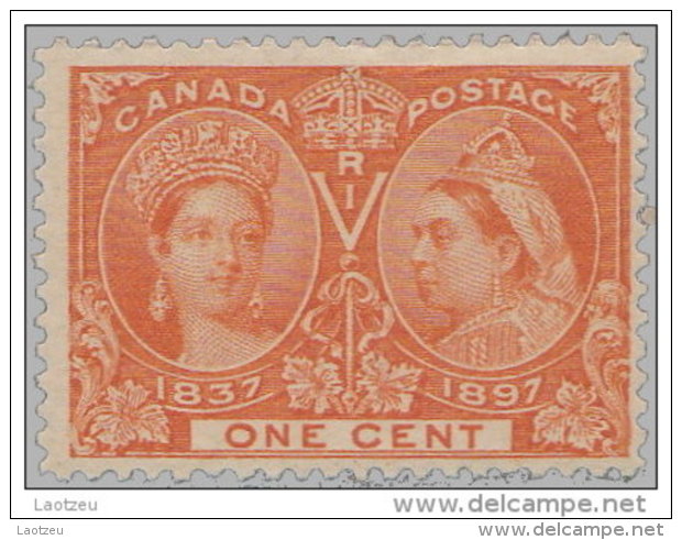Canada 1897. ~ YT 39* - 1 C. 60 Ans Règne De Victoria - Ungebraucht