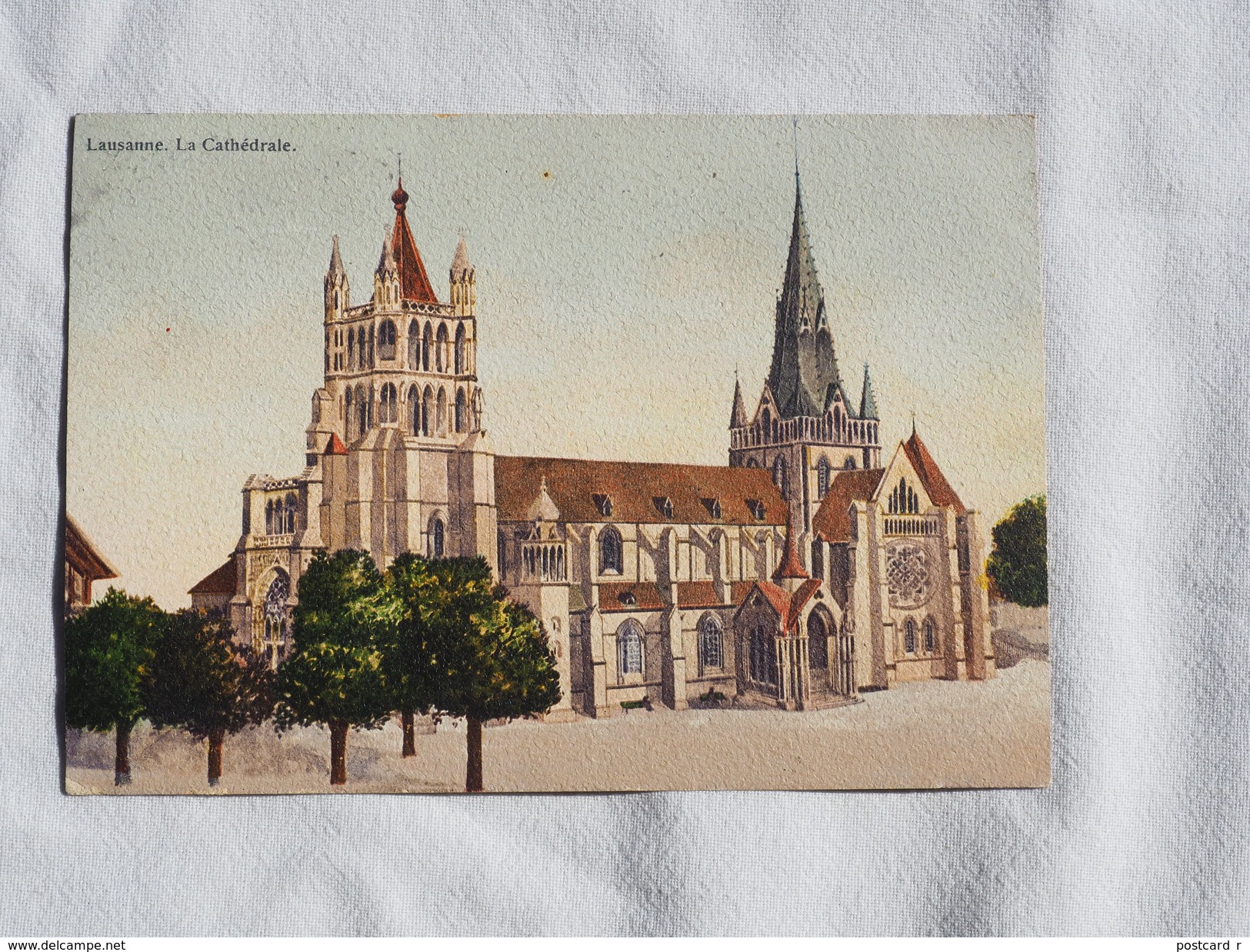 Switzeland Suisse Lausanne La Cathedrale Stamps 1912 A 159 - Lausanne