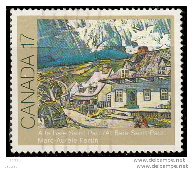 Canada 1981. ~ YT 767 - ""A La Baie St-Paul"" De Marc-Aurèle Fortin - Used Stamps