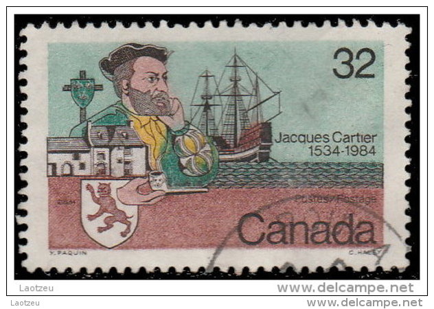 Canada 1984. ~ YT 869 - 1er Voyage De Jacques Cartier - Used Stamps