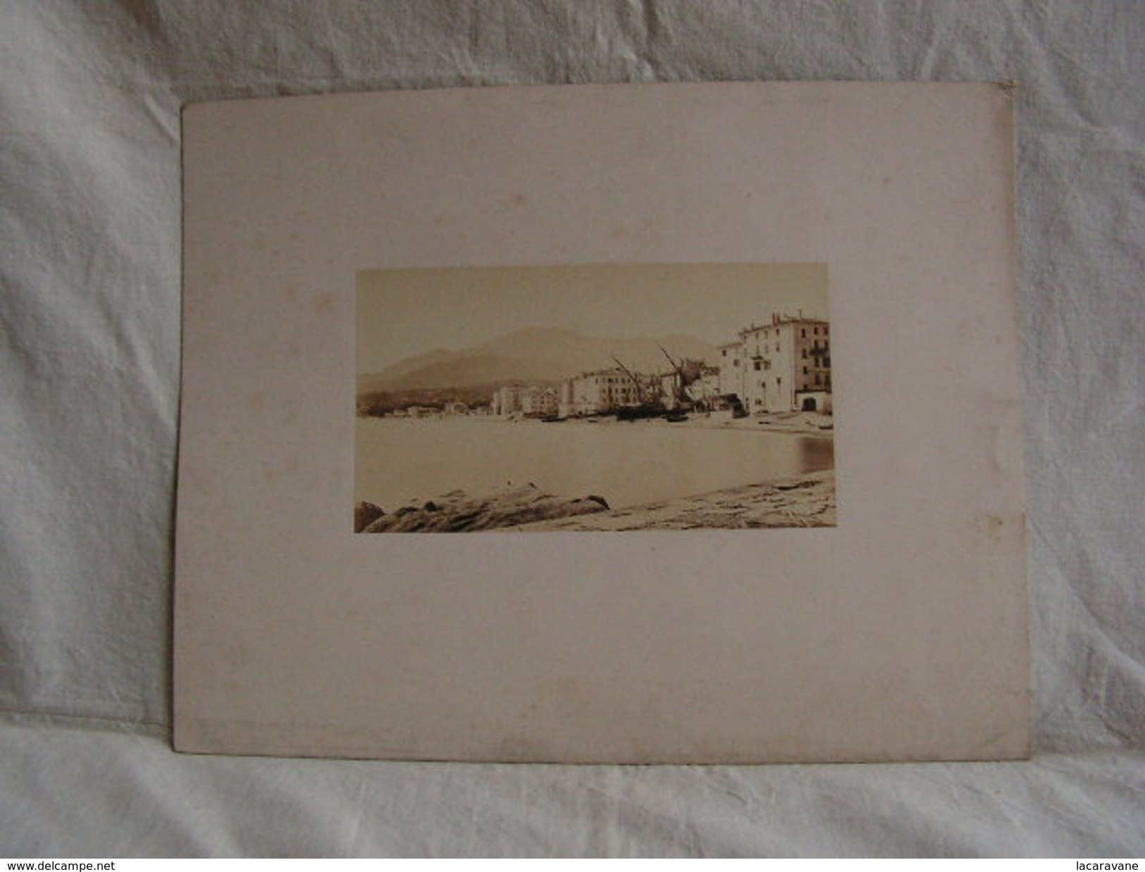 Photo Ancienne Grand Format Cote D'azur Alpes Maritimes Menton Vers 1860 (36) - Anciennes (Av. 1900)