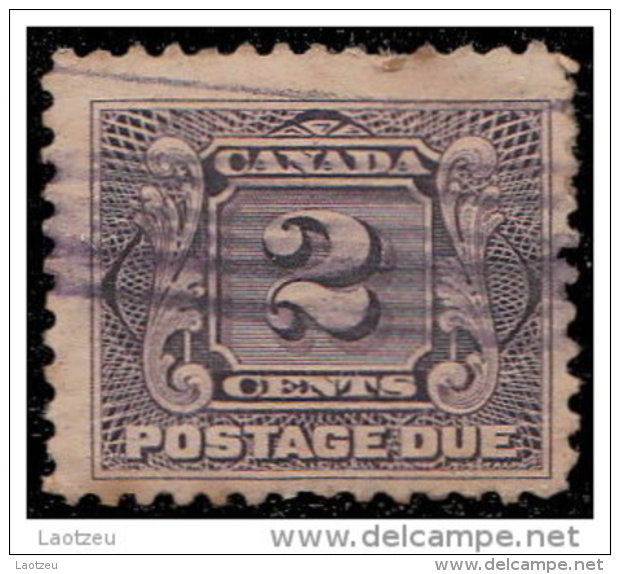 Canada Taxe 1906. ~ T  2 - 2 C. Violet - Portomarken