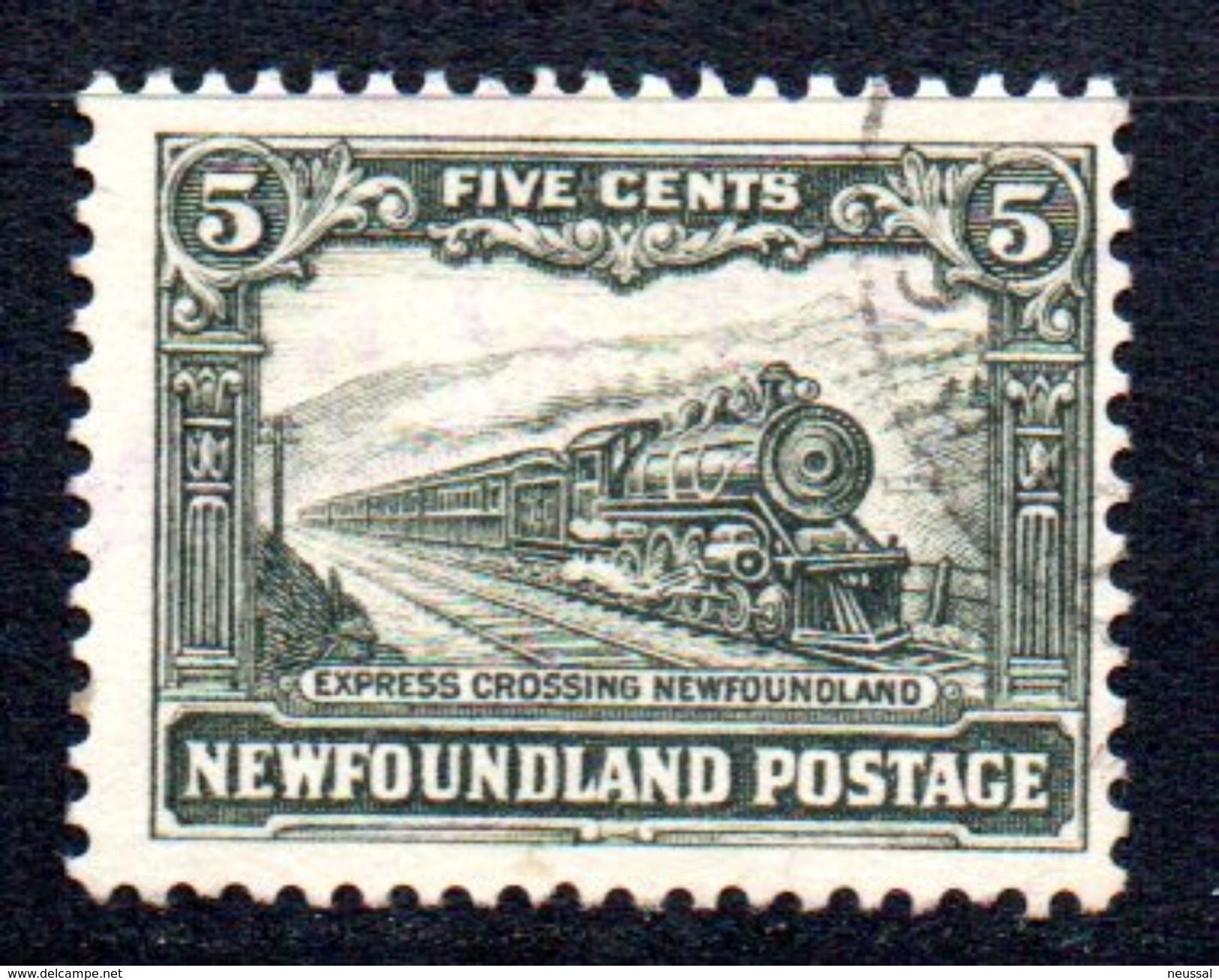 Sello  Nº 135  Newfoundland - 1908-1947