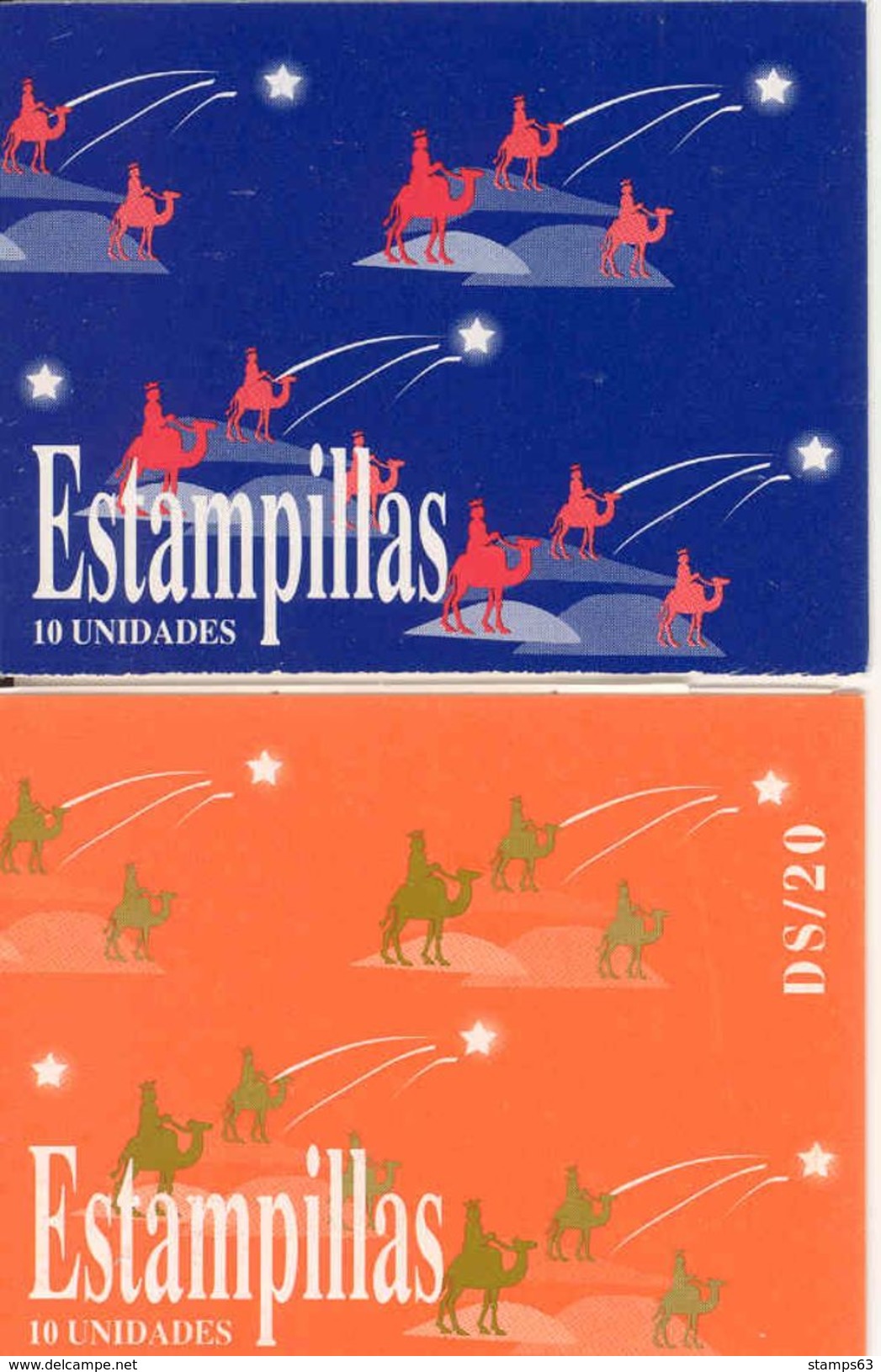 CHILE, 1996, Booklet 46/47, Christmas, Pair - Chile