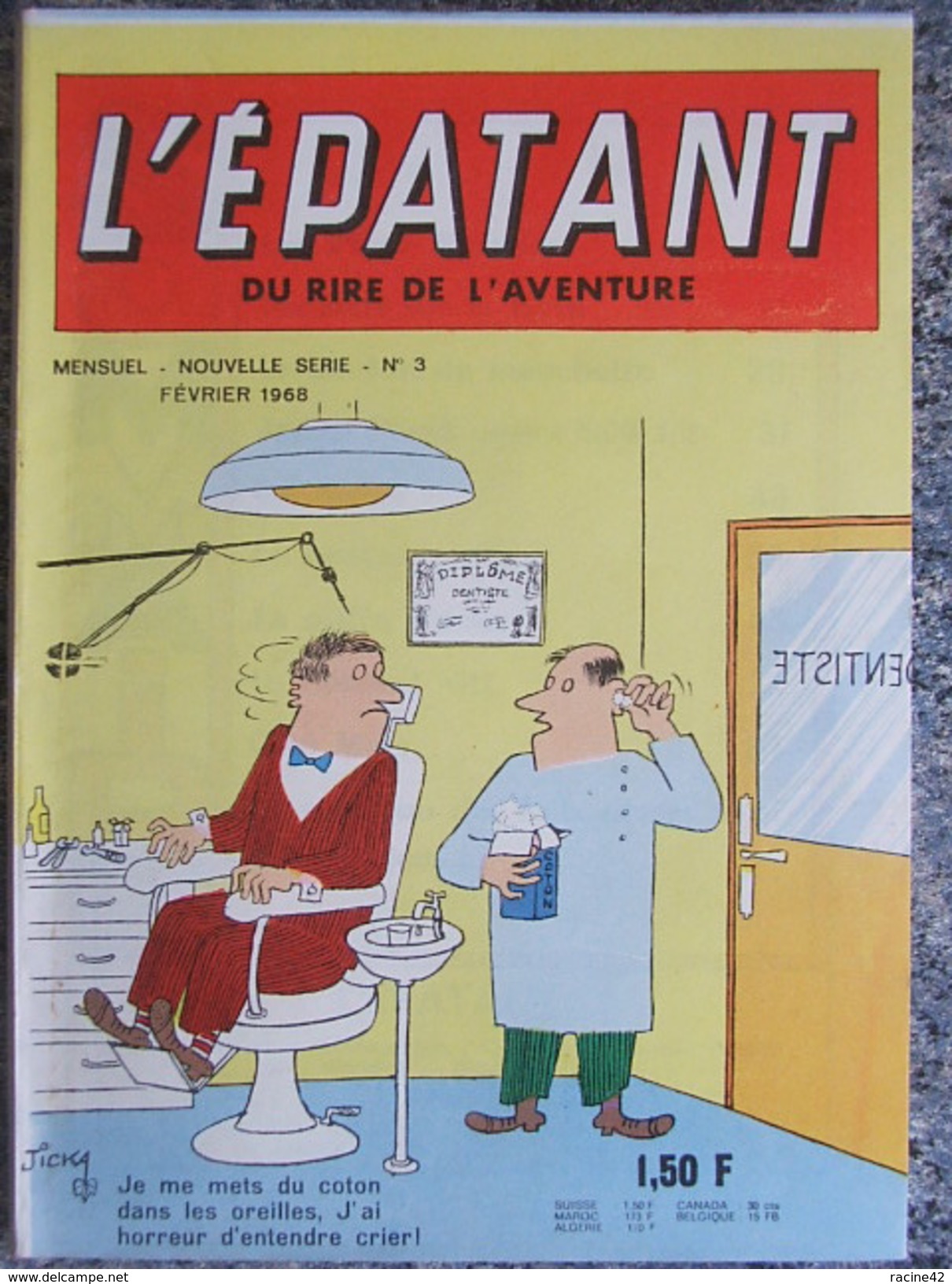 L'EPATANT N°003 - FEVRIER 1968 - Autre Magazines