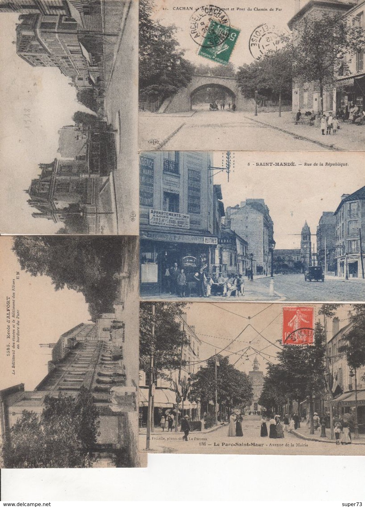 Beau Lot De 30 Cartes Postales Anciennes Val De Marne Département 94 Dont Nombreuses Animations - 5 - 99 Postcards