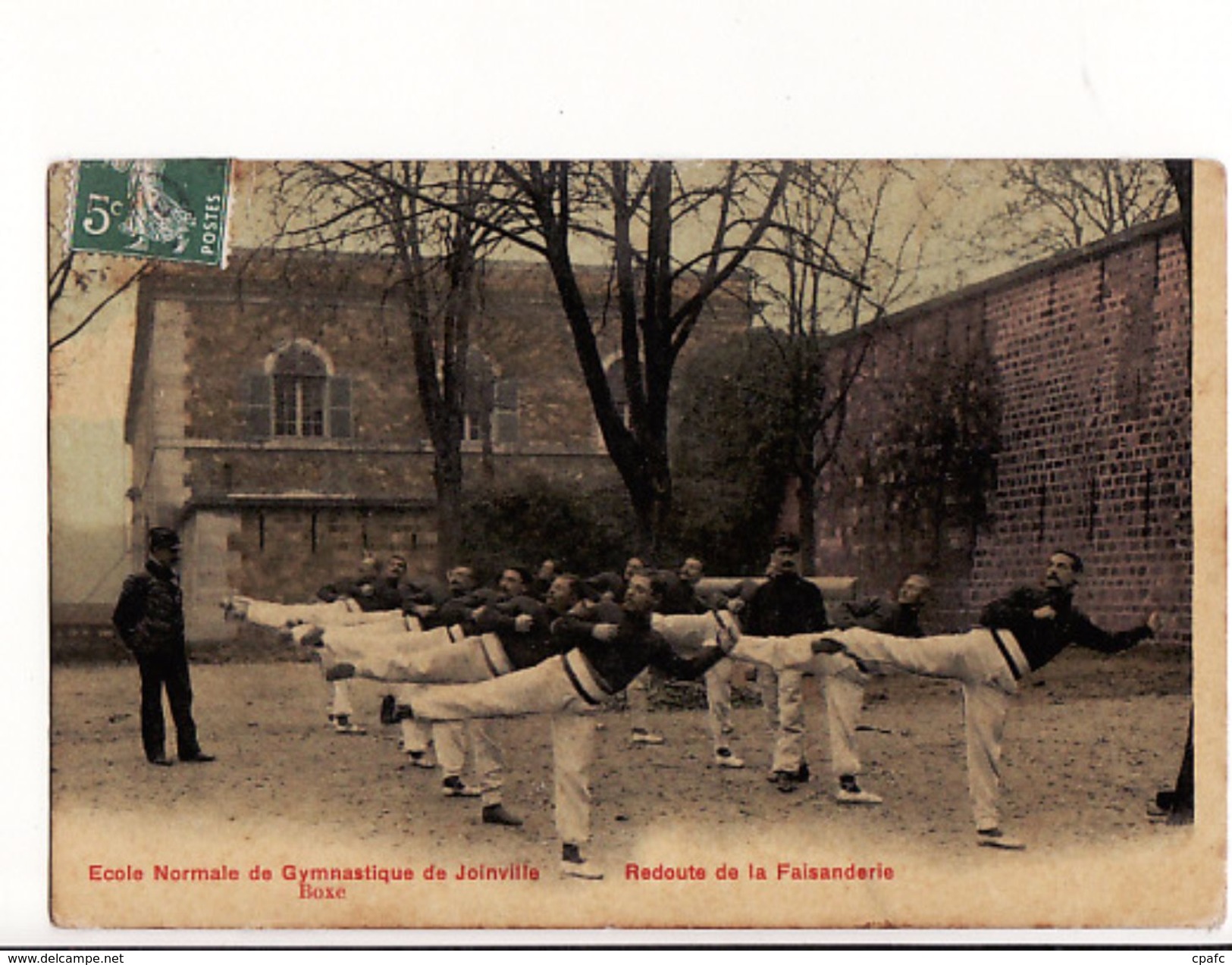 Joinville - Ecole Normale De Gymnastique - Redoute De La Faisanderie - Boxe / Editions A Breger , Carte Colorisée - Joinville Le Pont