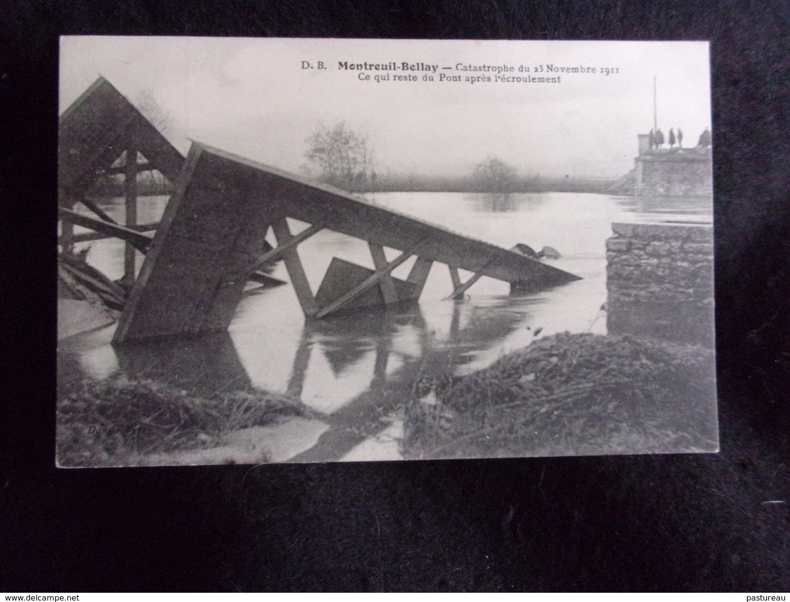 Montreuil - Bellay . Catastrophe Du 23 Novembre 1911.Voir 2 Scans . - Montreuil Bellay