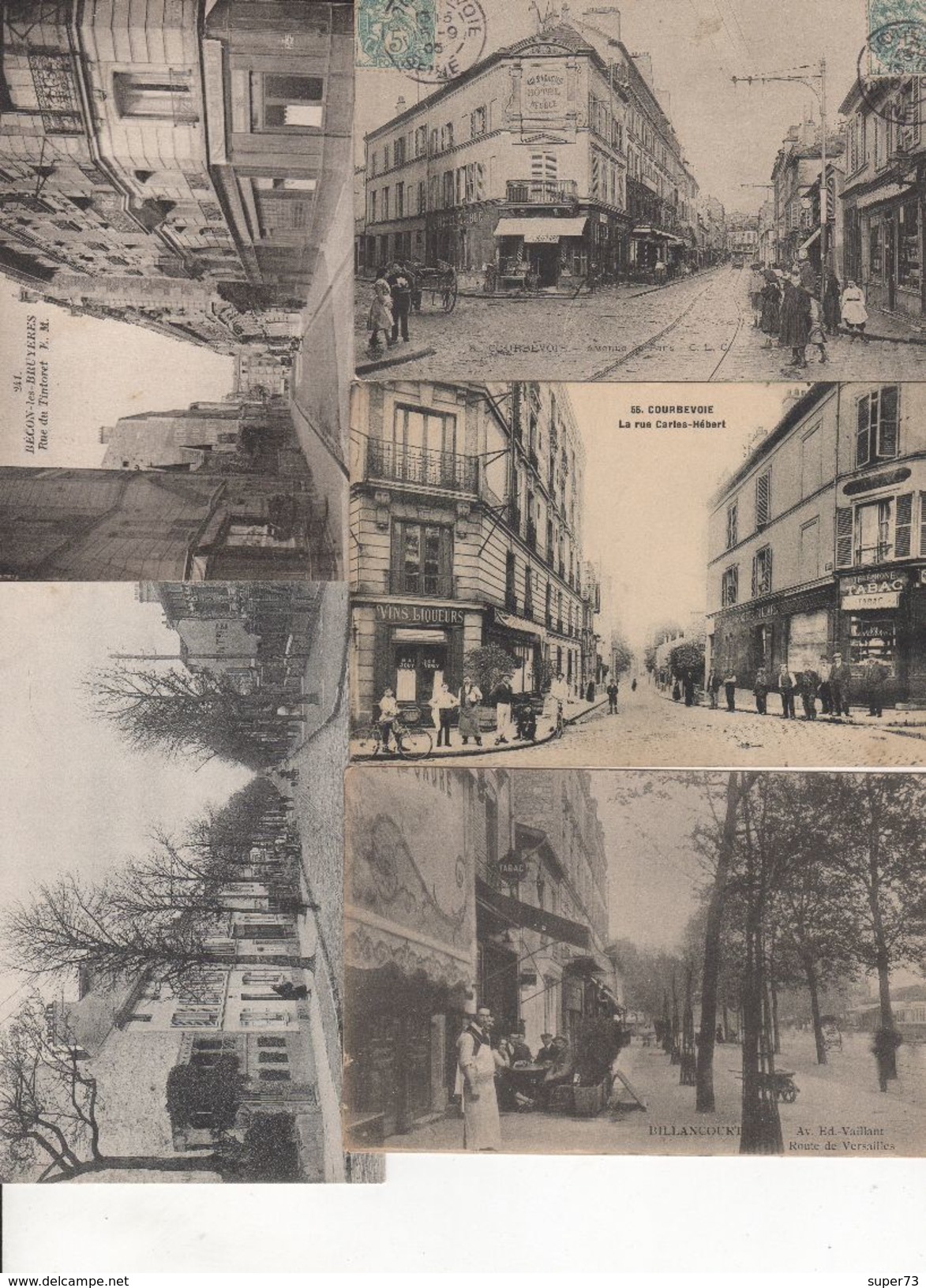 Beau Lot De 25 Cartes Postales Anciennes Des Hauts De Seine Département 92 Dont Nombreuses Animations - 5 - 99 Cartes