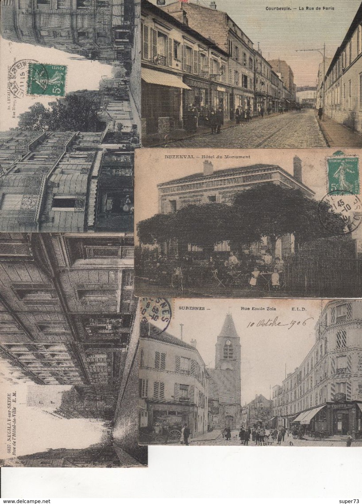 Beau Lot De 25 Cartes Postales Anciennes Des Hauts De Seine Département 92 Dont Nombreuses Animations - 5 - 99 Cartes