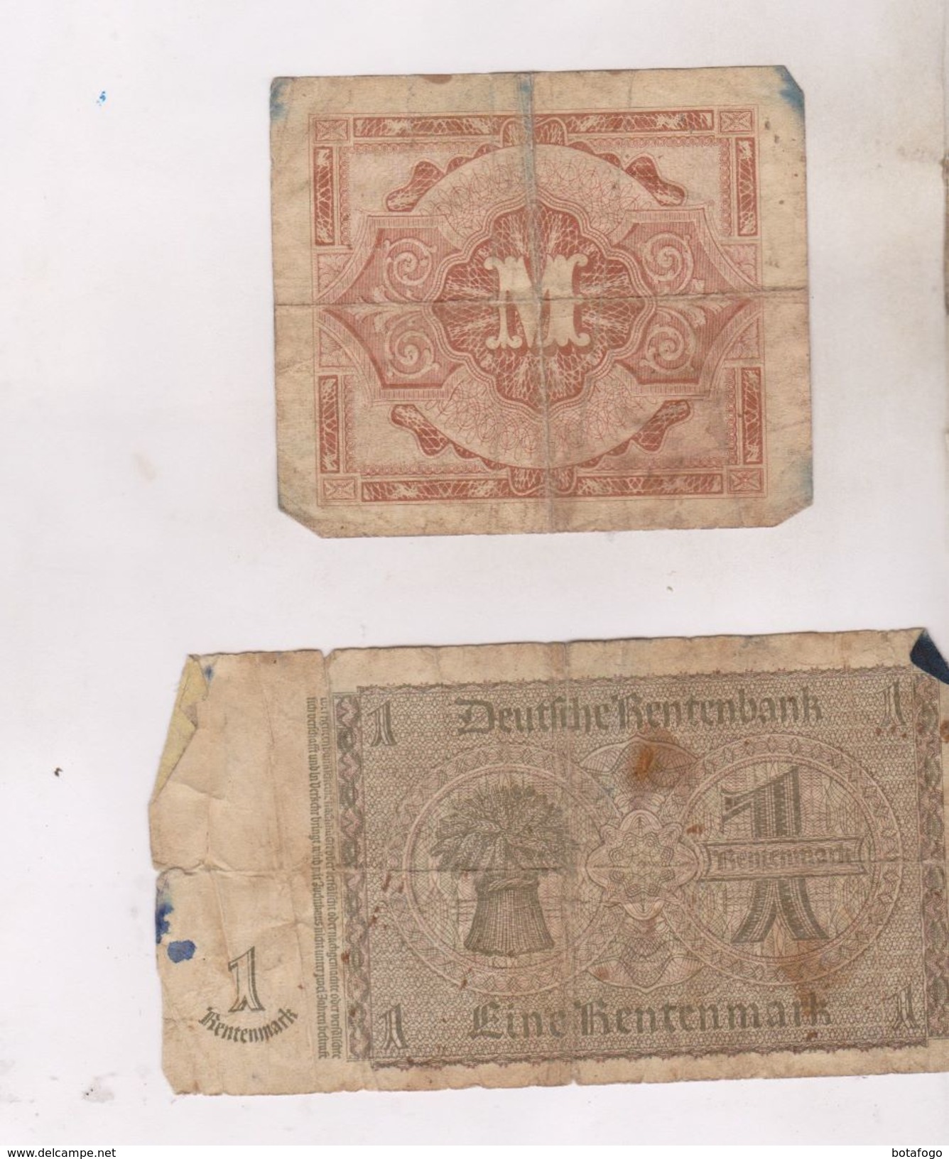 2 BILLETS ALLEMAGNE EN 1932 Et 1944! - Andere & Zonder Classificatie