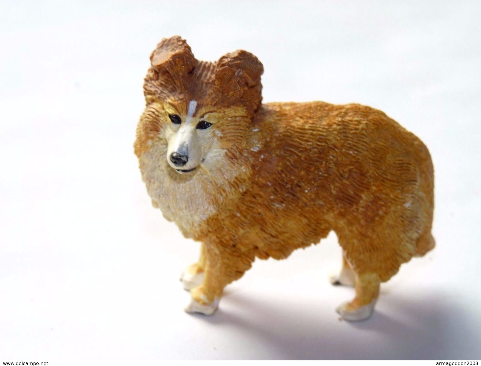 FIGURINE CHIEN RESINE / 5.7 X 6 Cm Environ - Dogs