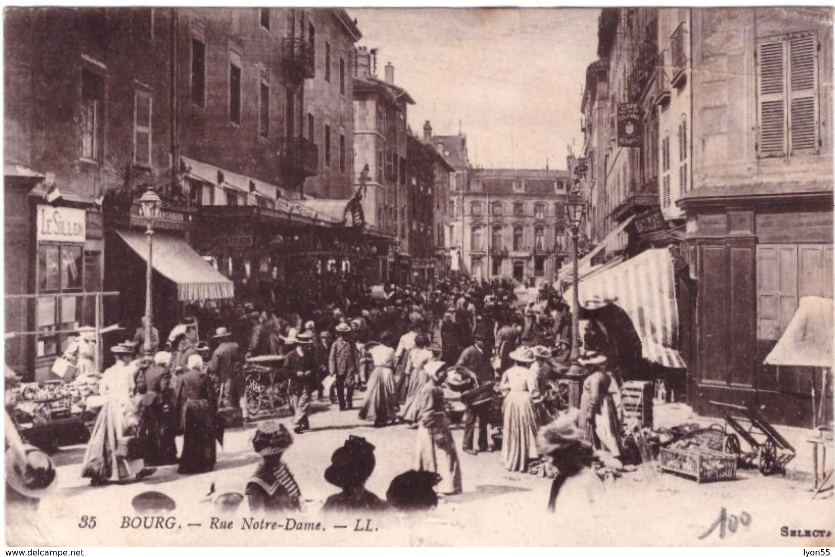 Bourg Rue Notre Dame (jour De Marché) - Autres & Non Classés