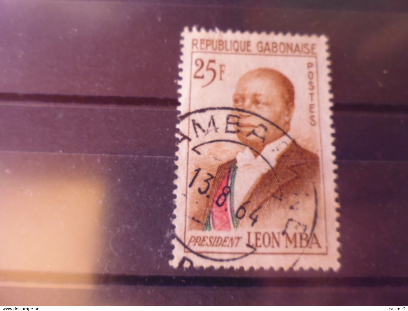 GABON  TIMBRE  REFERENCE YVERT N°159 B - Gabun (1960-...)