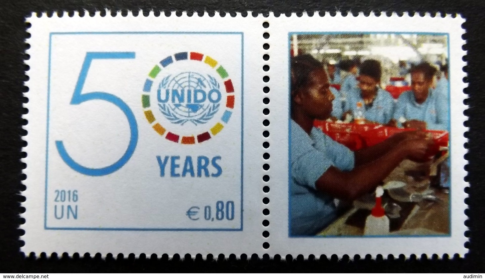 UNO-Wien 917 **/mnh, 50 Jahre Organisation Der Vereinten Nationen Für Industrielle Entwicklung (UNIDO) - Neufs