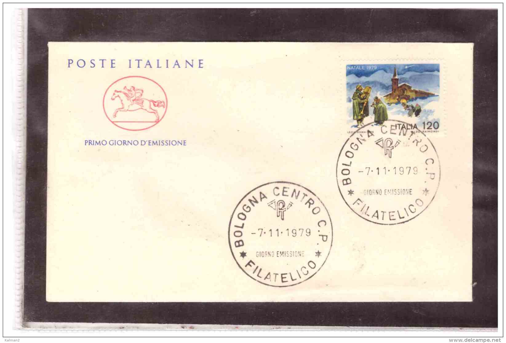 FDC4479  -   BOLOGNA  7.11.79   /     NATALE - Christmas