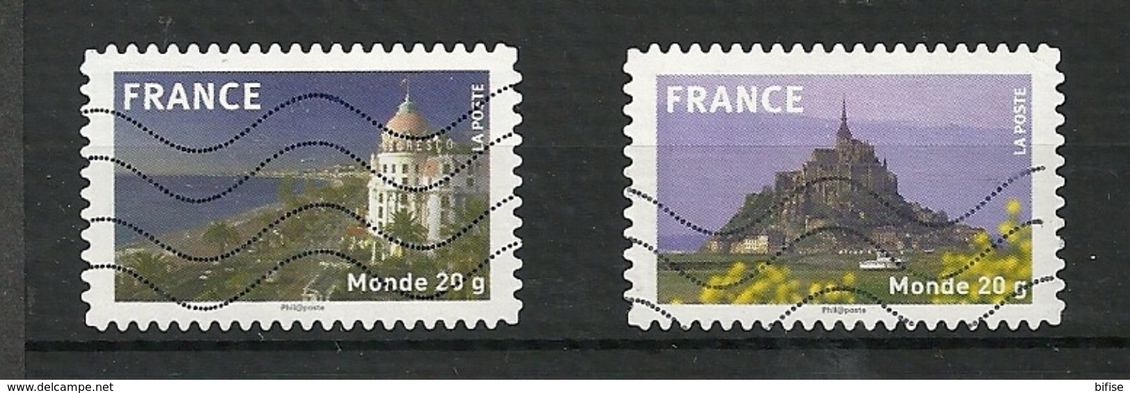 FRANCIA 2009 - Adhesives - YV 333/34 - Oblitérés