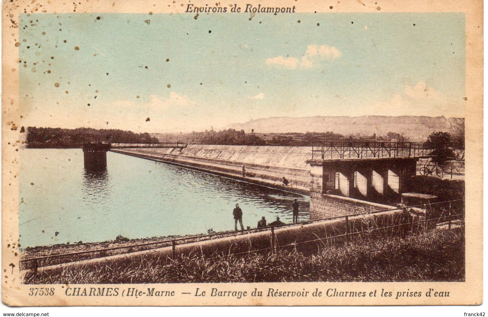 52. Charmes. Le Barrage Du Réservoir De Charmes Et Les Prises D'eau - Autres & Non Classés