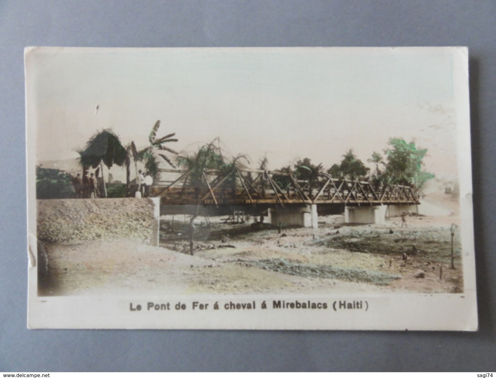 Haïti /Mirebalais , Carte Photo ," Le Pont De Fer à Cheval " 1930 - Autres & Non Classés