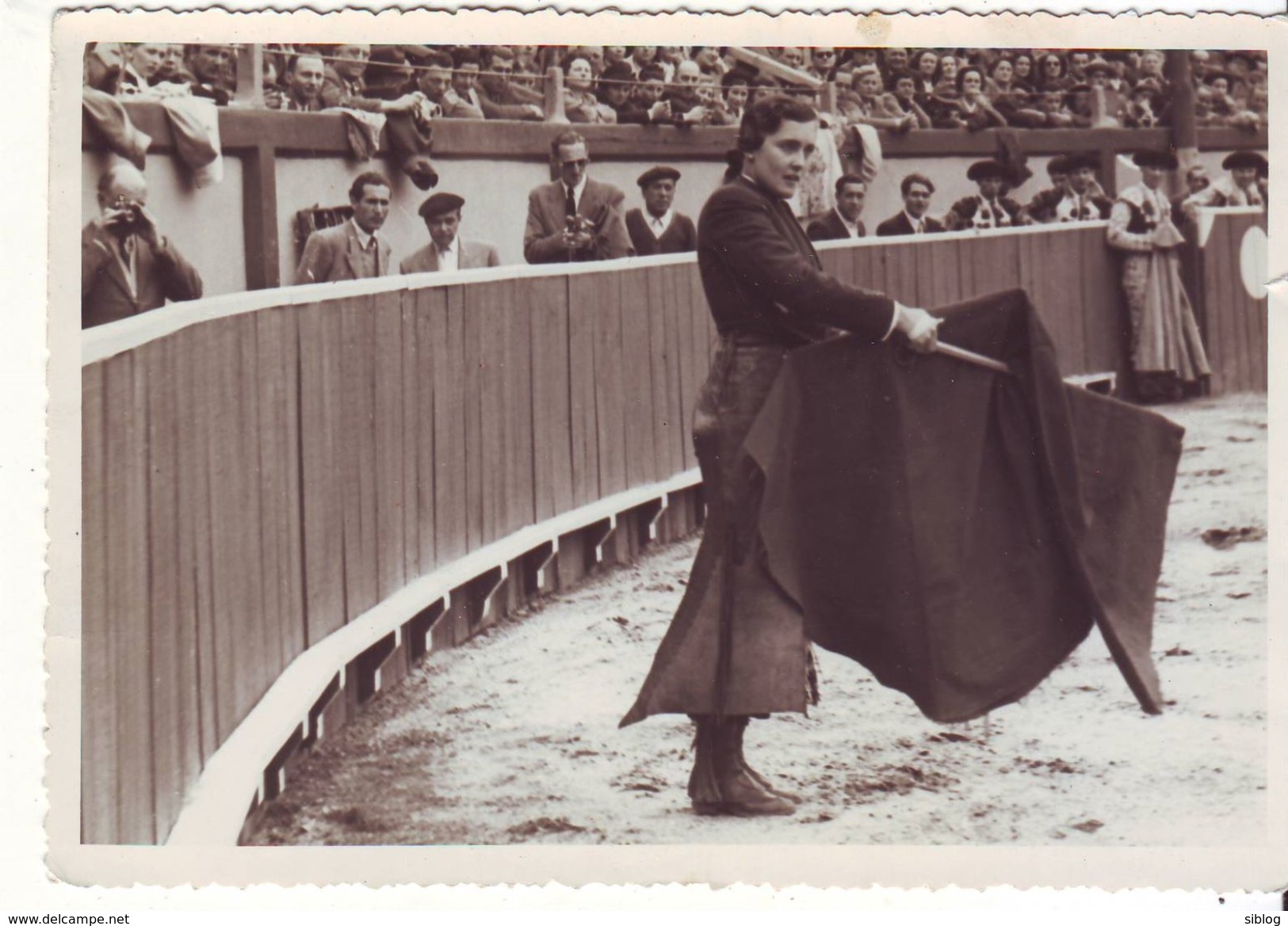 PHOTO - Corrida - Arène De BORDEAUX - Conchita CINTRON - Ft 13 X 9 Cm - Corrida