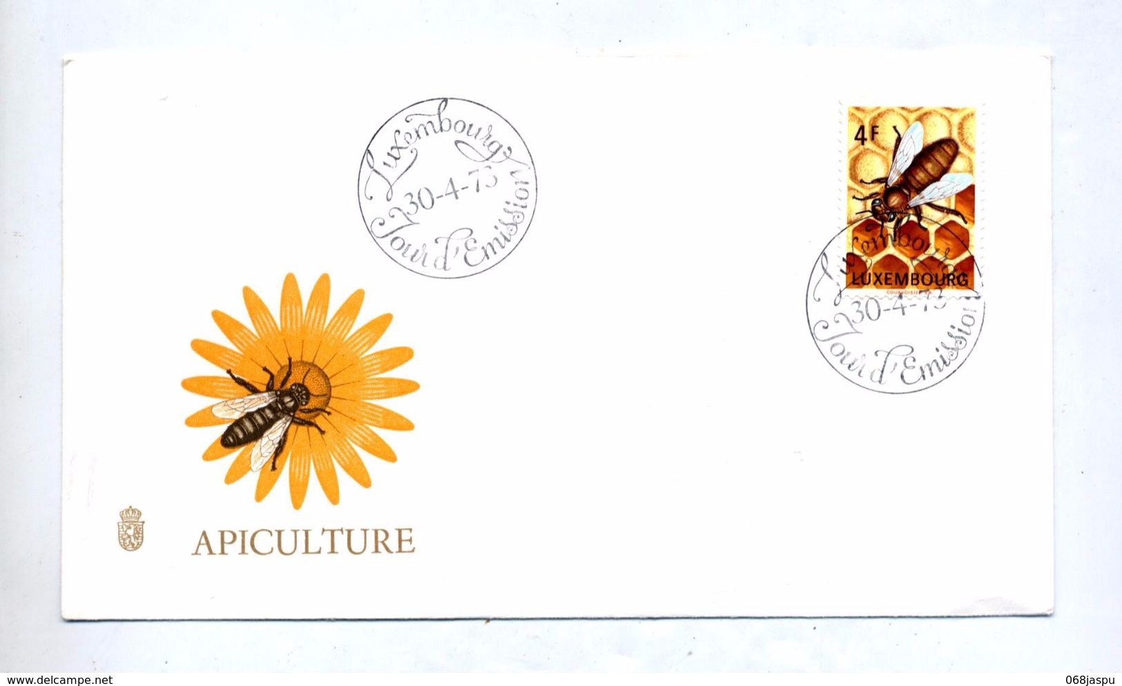 Lettre Fdc 1973 Apiculture - FDC